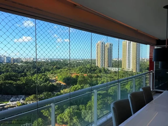 Imagem Apartamento de Luxo em Patamares: 3 Quartos, 3 Suítes, 2 Salas, 1 Banheiro, 2 Vagas, 134m² - Salvador-BA