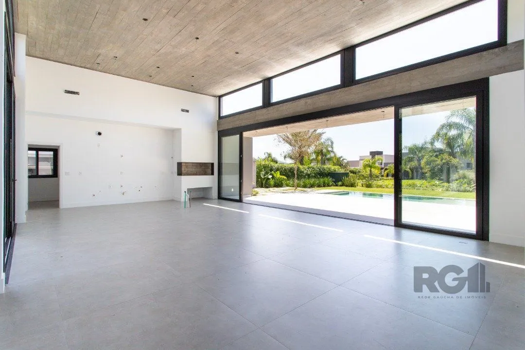 Imagem A Casa Le Mans, uma residência térrea de esquina com 389,48m2 de área coberta