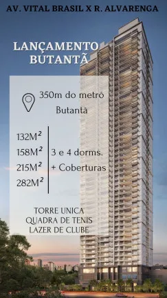 Imagem Apartamento com 3 Quartos à Venda, 132 m² em Butantã - São Paulo