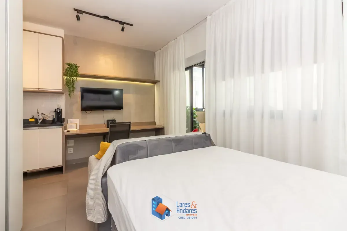 Imagem Studio para venda em Pinheiros com 1 quarto, sendo 1 suíte, 28m²