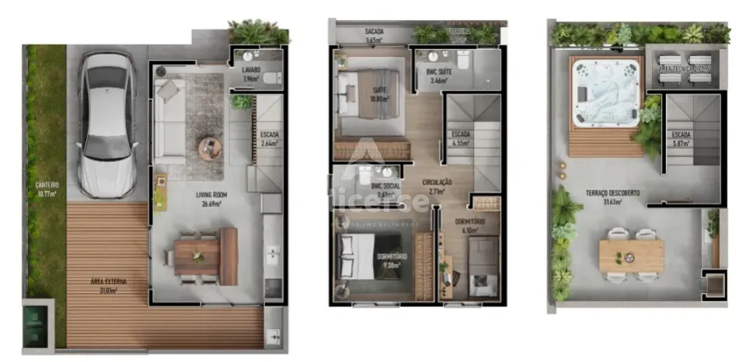 Imagem Sobrado à venda com 3 quartos 1 suíte, 187m² em Ribeirão da Ilha Florianópolis