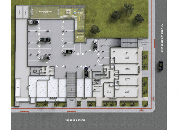 Imagem Apartamento com 3 Quartos à Venda, 86 m²em Centro - Içara
