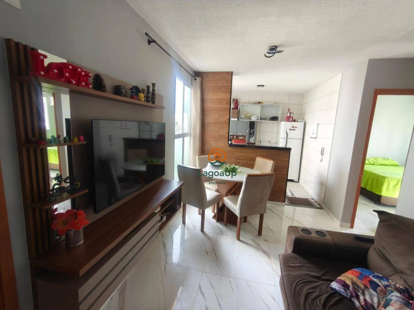 Imagem Apartamento com 2 dormitórios à venda, 41 m² por R$ 280.000,00 - Lundceia - Lagoa Santa/MG