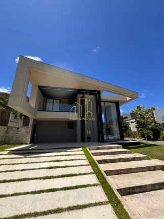 Foto do imóvel Linda casa duplex de alto padrão com quatro suítes área gourmet a venda em Alphaville salvador ll