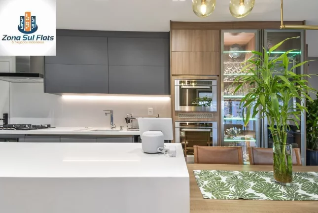 Imagem Apartamento à Venda Em Mirandópolis Com 3 Suítes, Varanda Gourmet e 2 Vagas