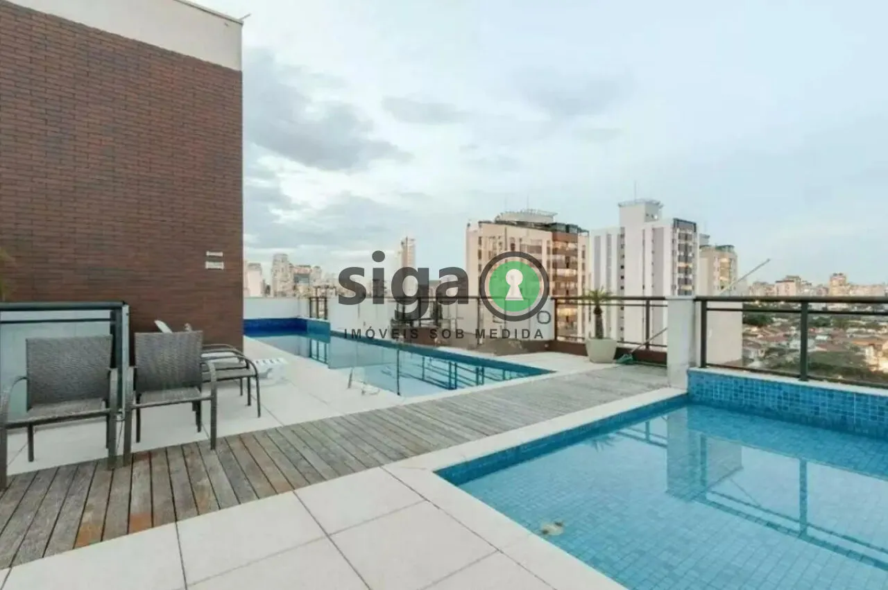 Imagem Apartamento no Brooklin com 1 quarto e 1 vaga - 32m² - Venda e Locação