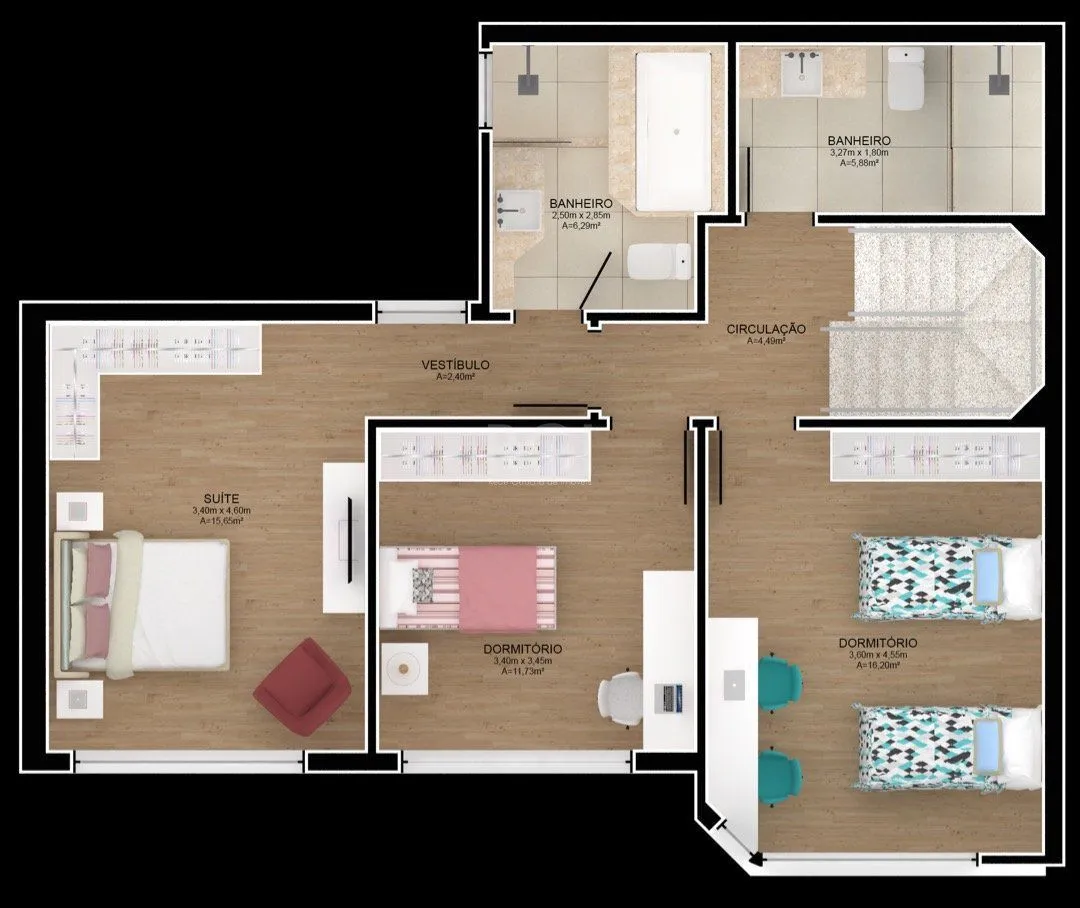 Imagem Casa Condominio para Venda - 195m², 3 dormitórios, sendo 1 suites, 2 vagas - Tristeza