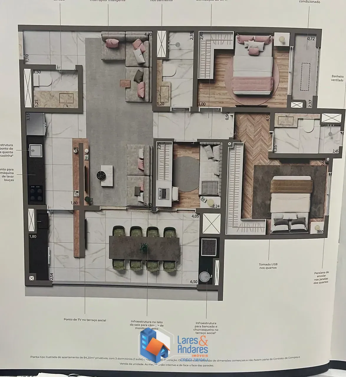 Imagem Apartamento garden para venda em Santo Amaro com 3 quartos, sendo 1 suíte, 159m²