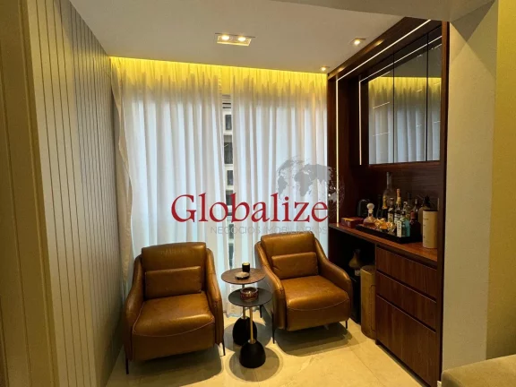Imagem Belíssimo Apartamento 2 dormitórios + Dependência e 1 Vaga por R$ 1.390.000,00 Bairro Boqueirão -Santos SP