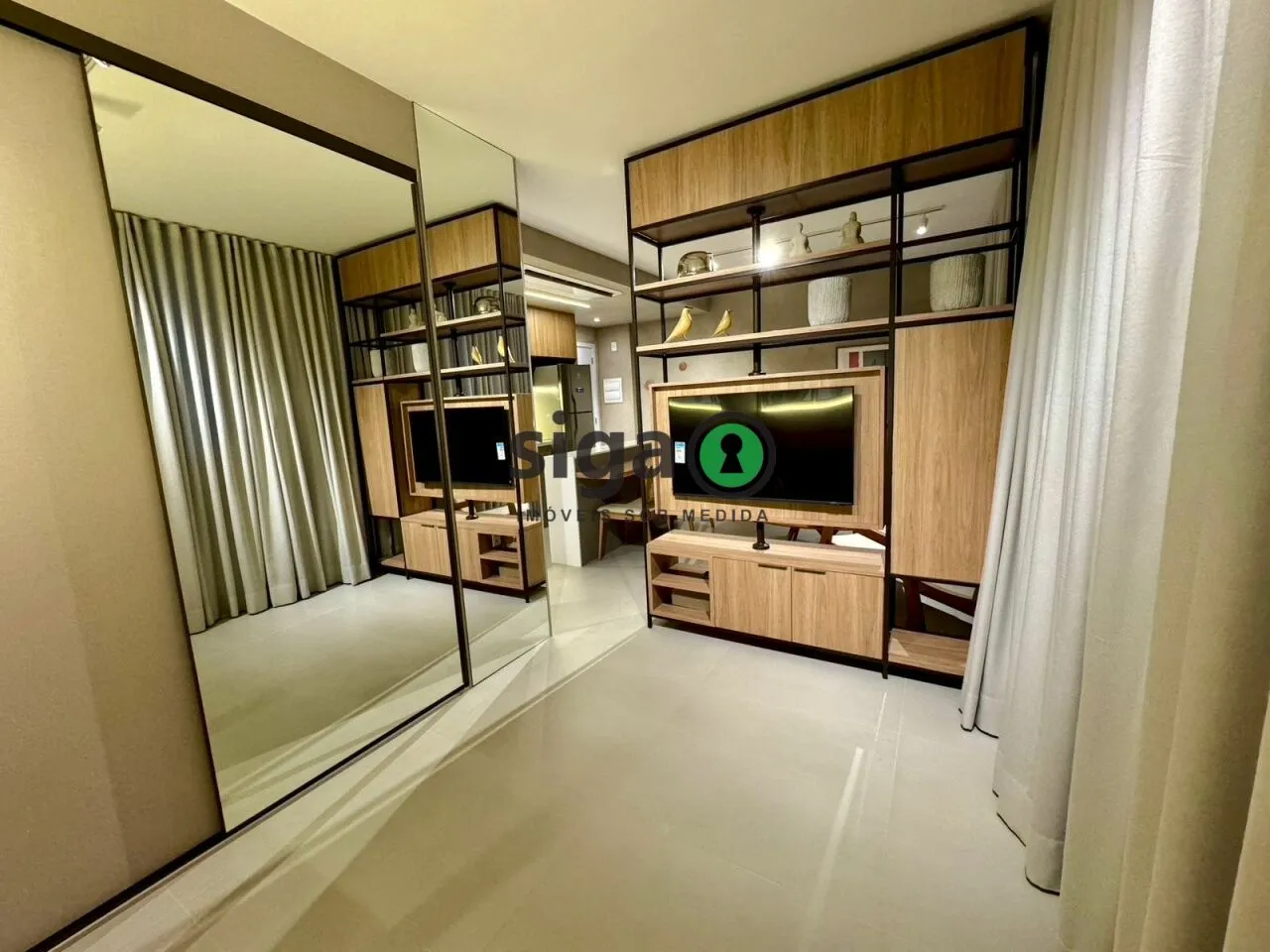Imagem Apartamento para locação 38m² com vaga todo mobiliado localizado no eixo Berrini x Chucrizaidan.