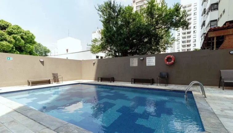 Imagem Flat disponível para locação no Hotel Premium Flats Berrini no Brooklin, com 30m², 1 dormitório e 1 vaga