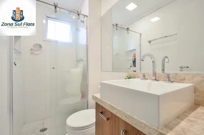 Imagem Apartamento à Venda Em Santo Amaro Com 2 Dormitórios Sendo 1 Suíte e 2 Vagas