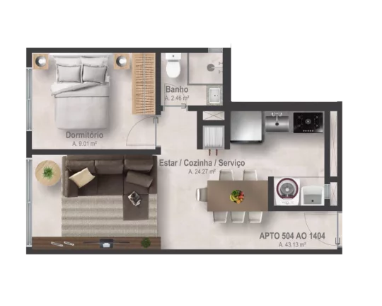 Imagem Liberty Residence - Apartamento à venda no bairro Navegantes - Capão da Canoa/RS
