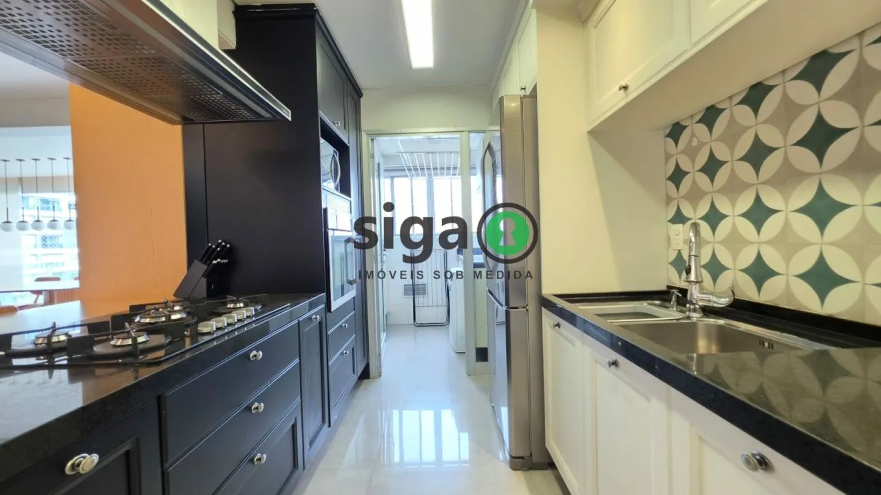 Imagem Brooklin - 105 m² - 2 dormitórios sendo 2 Suítes - Varanda Gourmet - Pronto para Morar