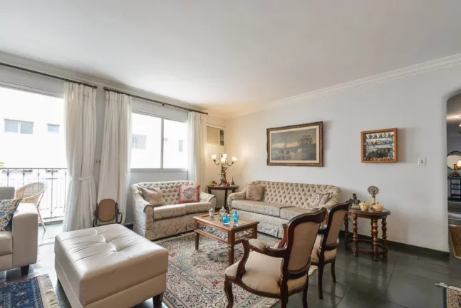 Foto do imóvel Apartamento à venda em São Paulo, Moema, com 4 quartos, 161m2 em Jauaperi