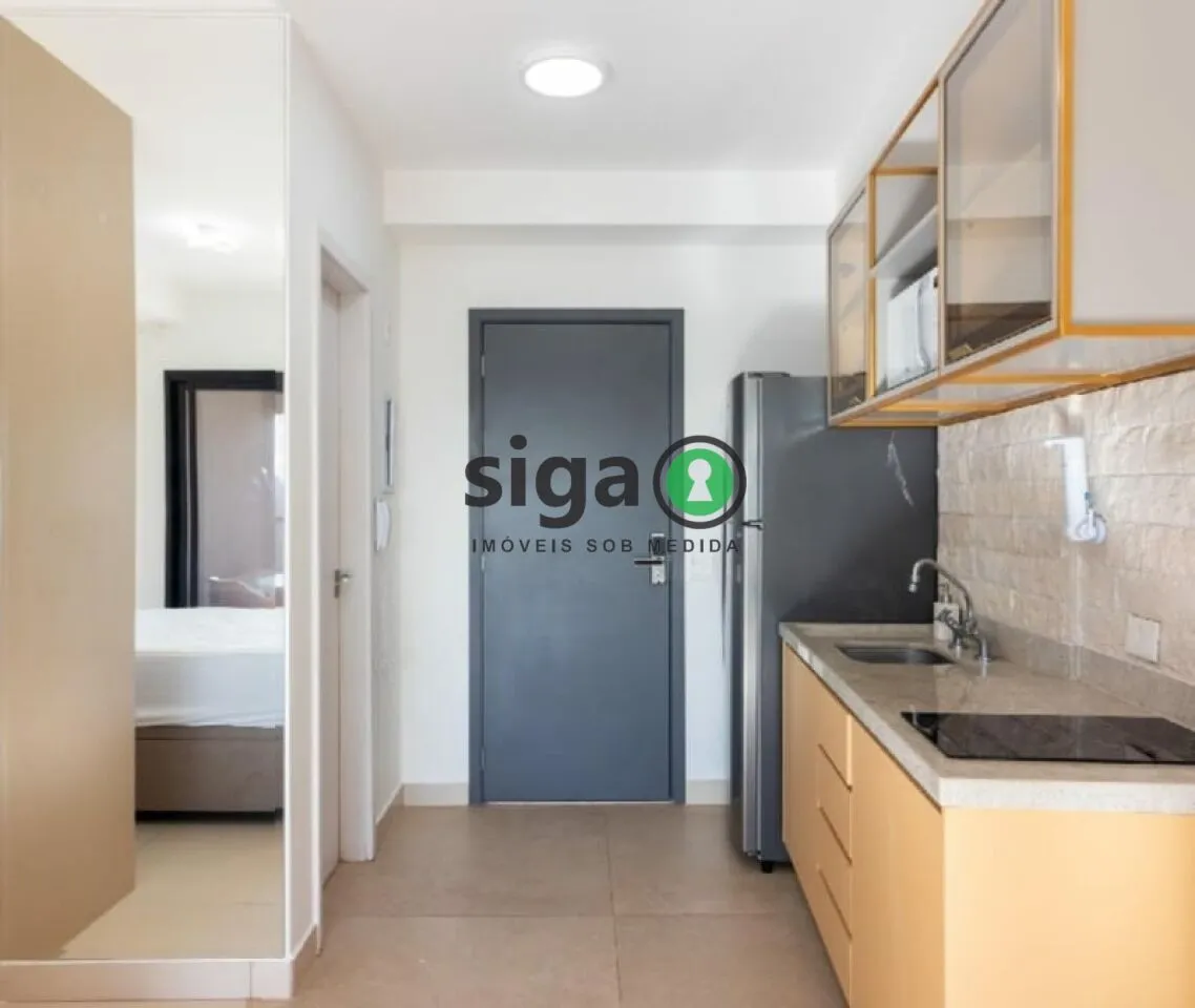 Imagem Apartamento 30m² para locação mobiliado, localizado em Moema.