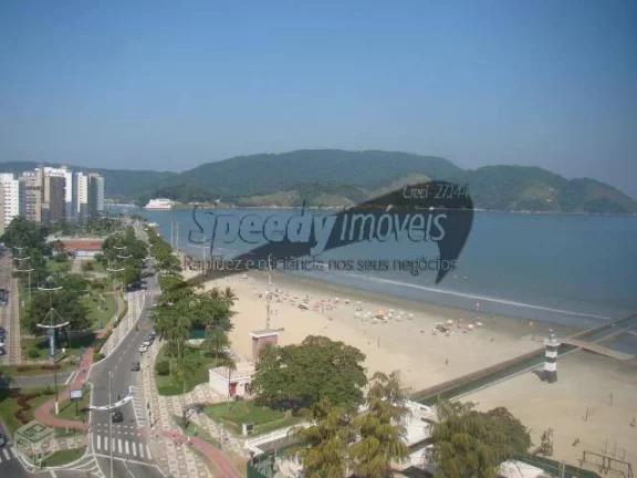 Imagem Cobertura em Santos a venda na orla da praia.