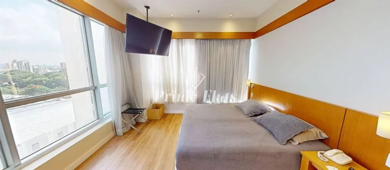 Imagem Flat disponível para venda no Wyndham Garden Convention Nortel, com 32m², 1 dormitório e 1 vaga