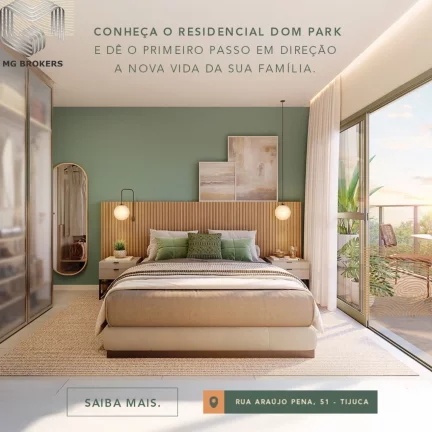 Imagem Apartamento à venda na Tijuca, Rio de Janeiro - 2 quartos, 1 suíte, lazer completo, 1 vaga de garagem, 64m² de área.Perto do Metro. Aproveite!