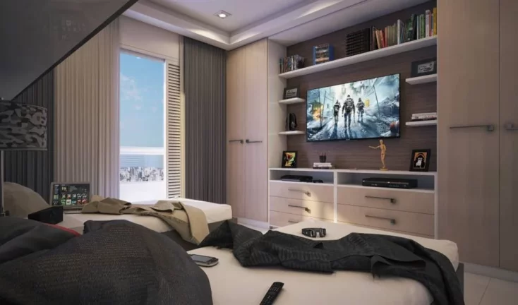 Imagem APARTAMENTO COM 87 m² - AVIAÇÃO - PRAIA GRANDE SP
