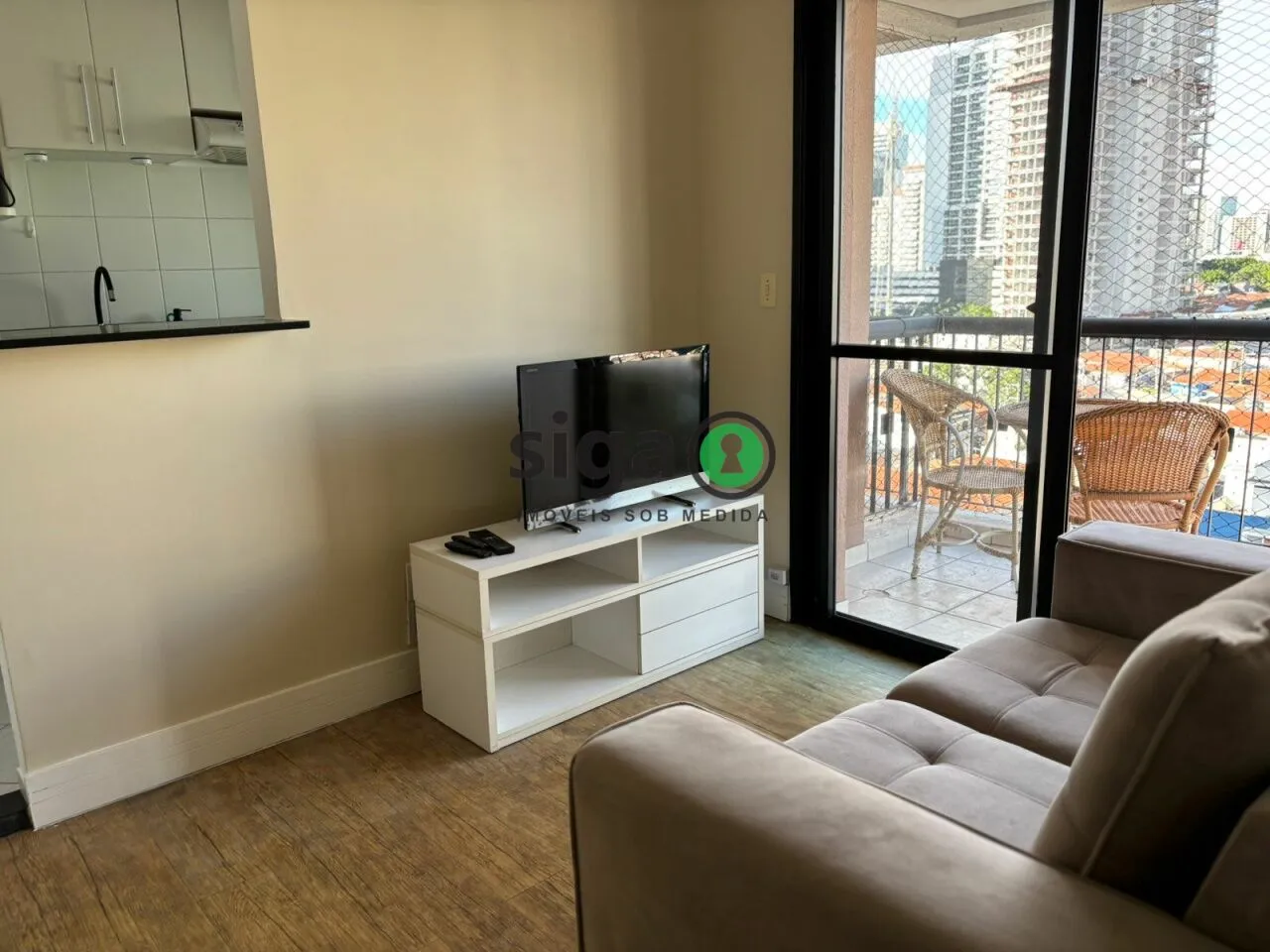 Imagem Apartamento á venda 38m² com vaga de garagem, localizado na Chácara Santo Antônio/São Pailo