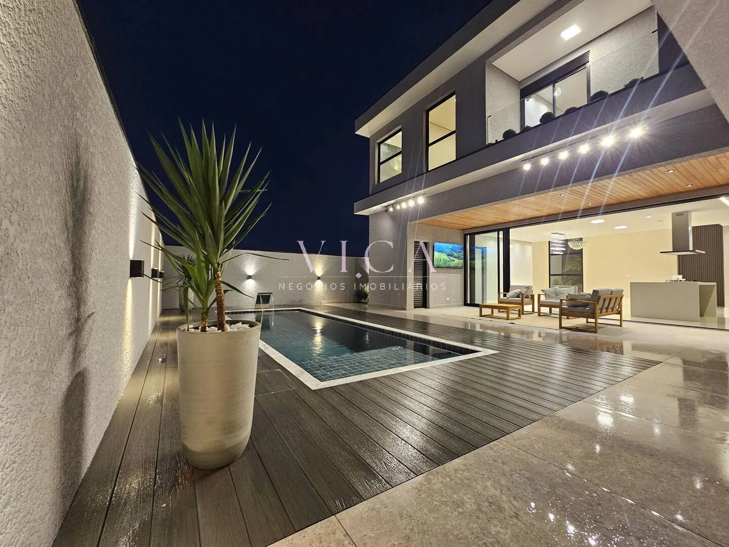 Imagem Villas do Jaguari | Casa 330m² com Alexa, Energia Solar e 4 Suítes