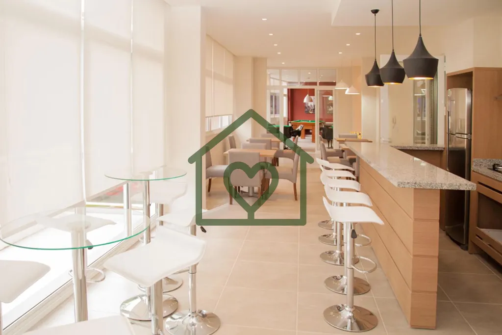 Imagem Este apartamento com living estendido se destaca pela perfeita integração dos ambientes, acabament...