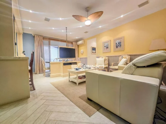 Imagem Apartamento Pé na Areia à venda, com 3 dormitórios 1 suíte 111m² - Riviera de São Lourenço - Bertioga SP