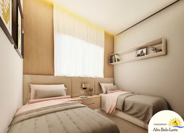 Imagem Apartamento em construção, 2 dormitórios à venda por R$ 174,000.00 - Cond. ALTO BELO LESTE - Pedra Mole - Teresina/PI