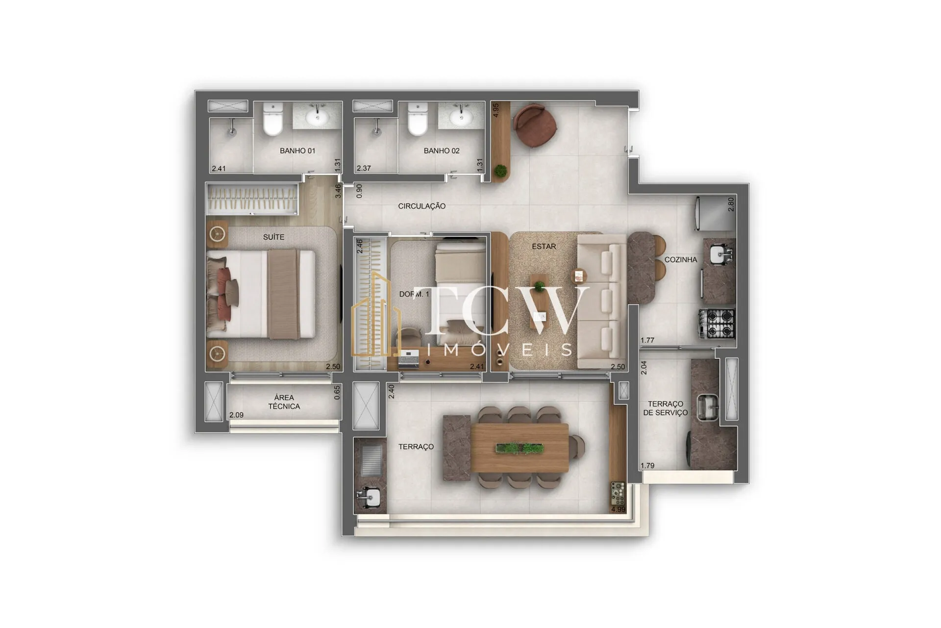 Imagem Apartamentos Alto Padrão à Venda na Mooca | 61 a 266 m² | São Paulo/SP