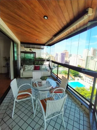 Imagem Refinado Apartamento de Alto Padrão com 211m² na Prestigiosa Vila Rica - Boqueirão, Santos