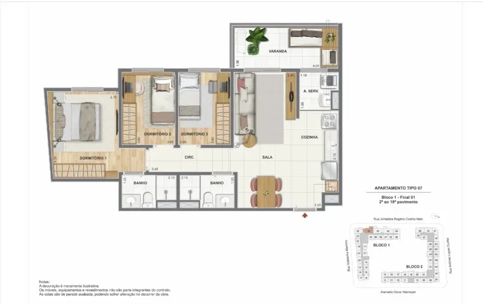 Imagem Apartamento com 3 Quartos à Venda, 65 metros em Centro - Niterói