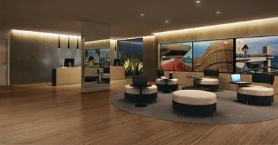 Imagem Salas comerciais modernas e bem desenhadas, a 200 m do embarque do Aeroporto de Congonhas. Neste lan...