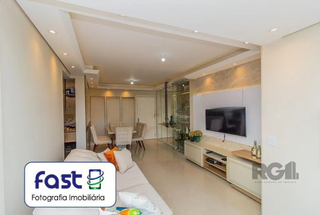 Imagem Apartamento 3 quartos, sendo 1 suíte, 82 m² de área privativa e 2 vagas de garagem individuais. Localizado na Rua/Av. Grecia, no bairro Passo D Areia em Porto Alegre.
