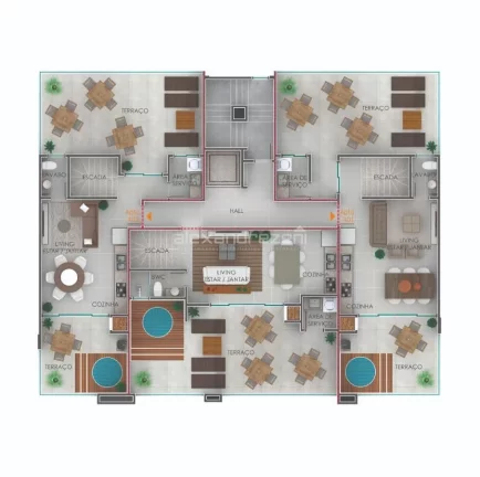 Imagem Residencial Barbados com 2, 3 e 4 suítes