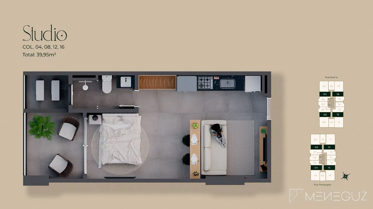 Imagem PIETRA DE SEVILHA - APARTAMENTO NOVO PRAIA DO MORRO - 72x DIRETO C/ CONSTRUTORA