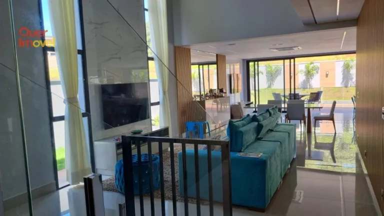 Imagem Residência de alto padrão em condomínio Alphaville, zona sul de Ribeirão Preto-SP, 3 suítes, 305m², 4 vagas - Quer Imóvel.