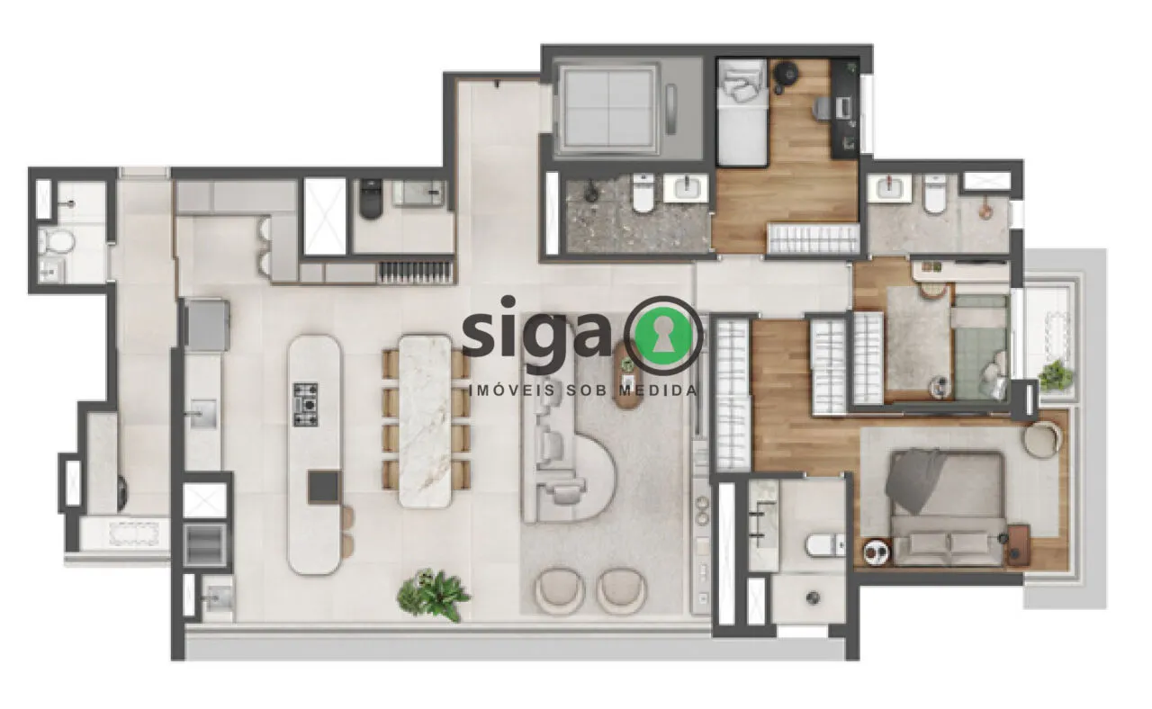 Imagem Apartamento 146 m² 3 ou 4 Dormitórios no coração da Vila Mariana