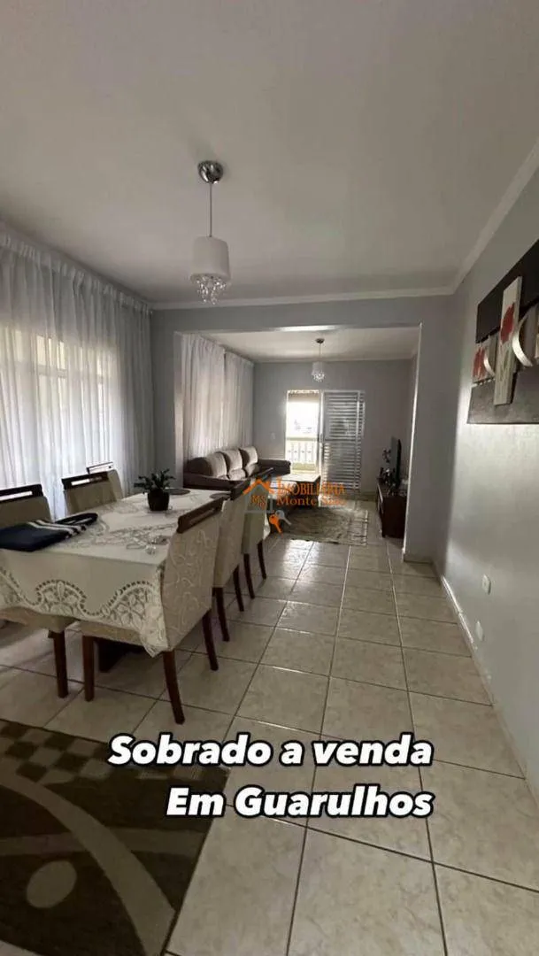 Imagem Sobrado com 2 dormitórios à venda, 216 m² por R$ 630.000,00 - Jardim Monte Carmelo - Guarulhos/SP