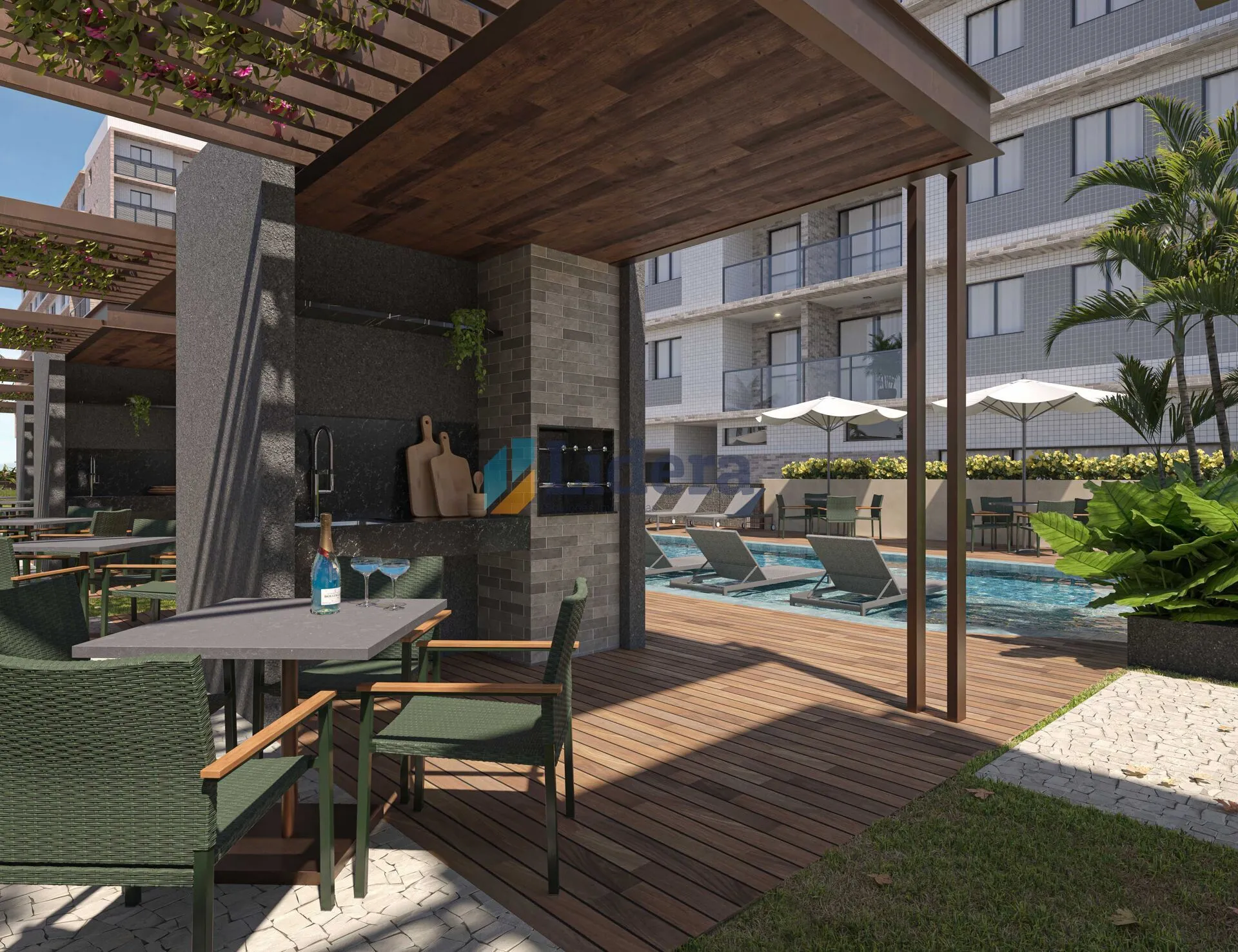 Imagem Apto Alto Padrão - 2 Quartos - 1 suite - 57m² - em Ponta de campina, Cabedelo/PB