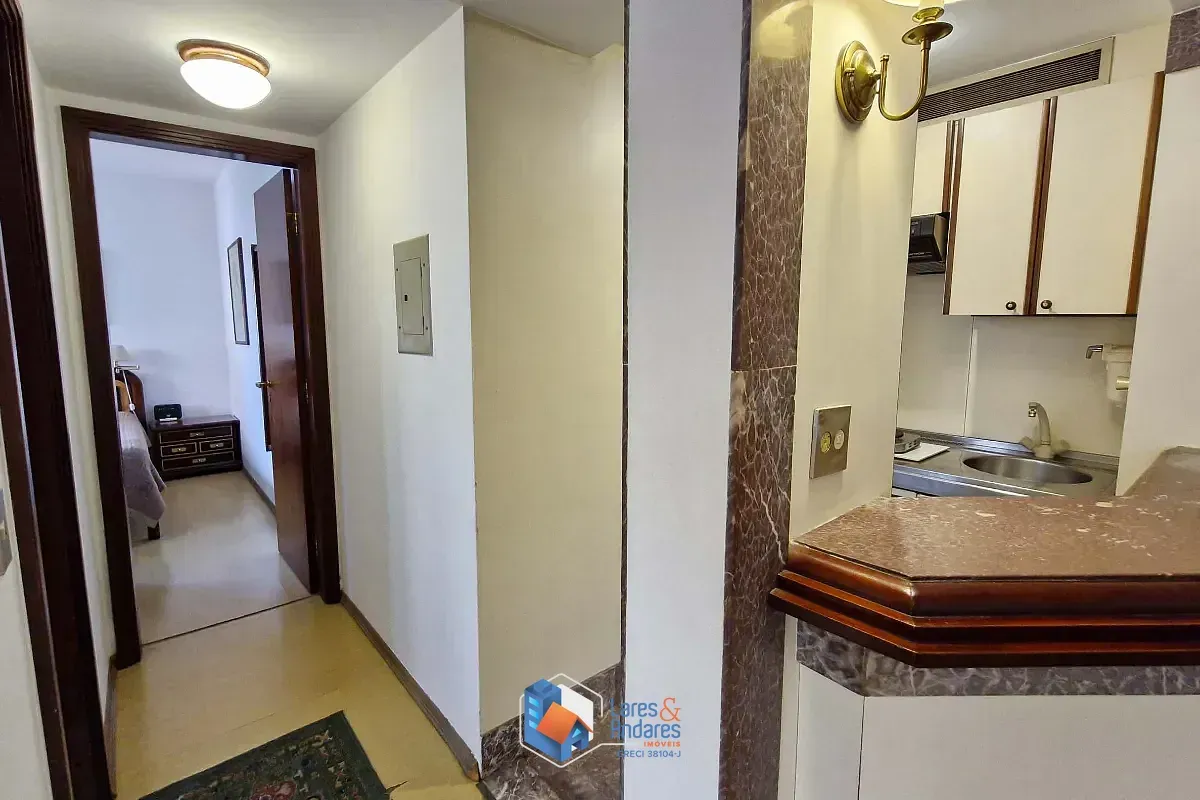 Imagem Flat para venda em Itaim Bibi com 1 quarto, 43m²