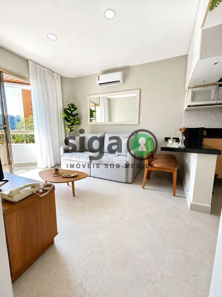 Imagem Apartamento de 1 quarto, 41 m², aluguel por R$ 6.500/mês - Paraíso - São Paulo/SP