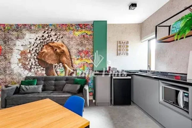 Imagem Flat disponível para venda no Hampton Park no bairro Jardins, com 29,80m², 1 dormitório e 1 vaga de garagem