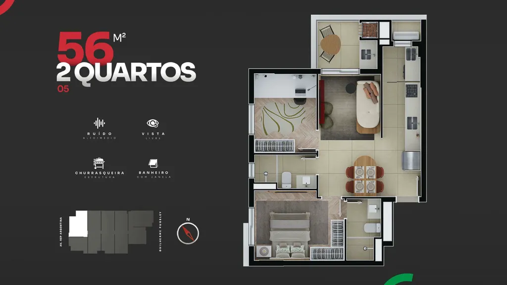Imagem APARTAMENTO RESIDENCIAL em Curitiba - PR, Água Verde