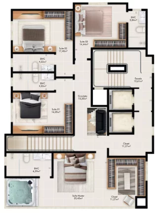 Imagem Aura by WF - Apartamento à venda no bairro Meia Praia - Itapema/SC