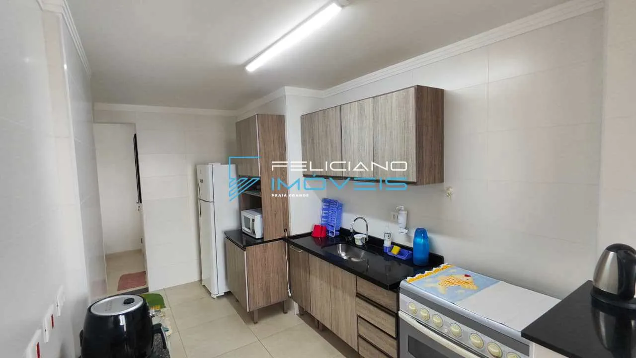 Imagem Apartamento com 2 quartos, Aviação, Praia Grande - R$ 625 mil, Cod: 6830