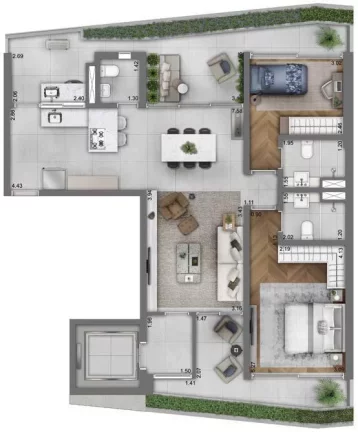 Imagem FUNCHAL 641 - STAN - Modernos Studios de 38m², ótima localização, uma quadra do metrô Trianon-Masp!