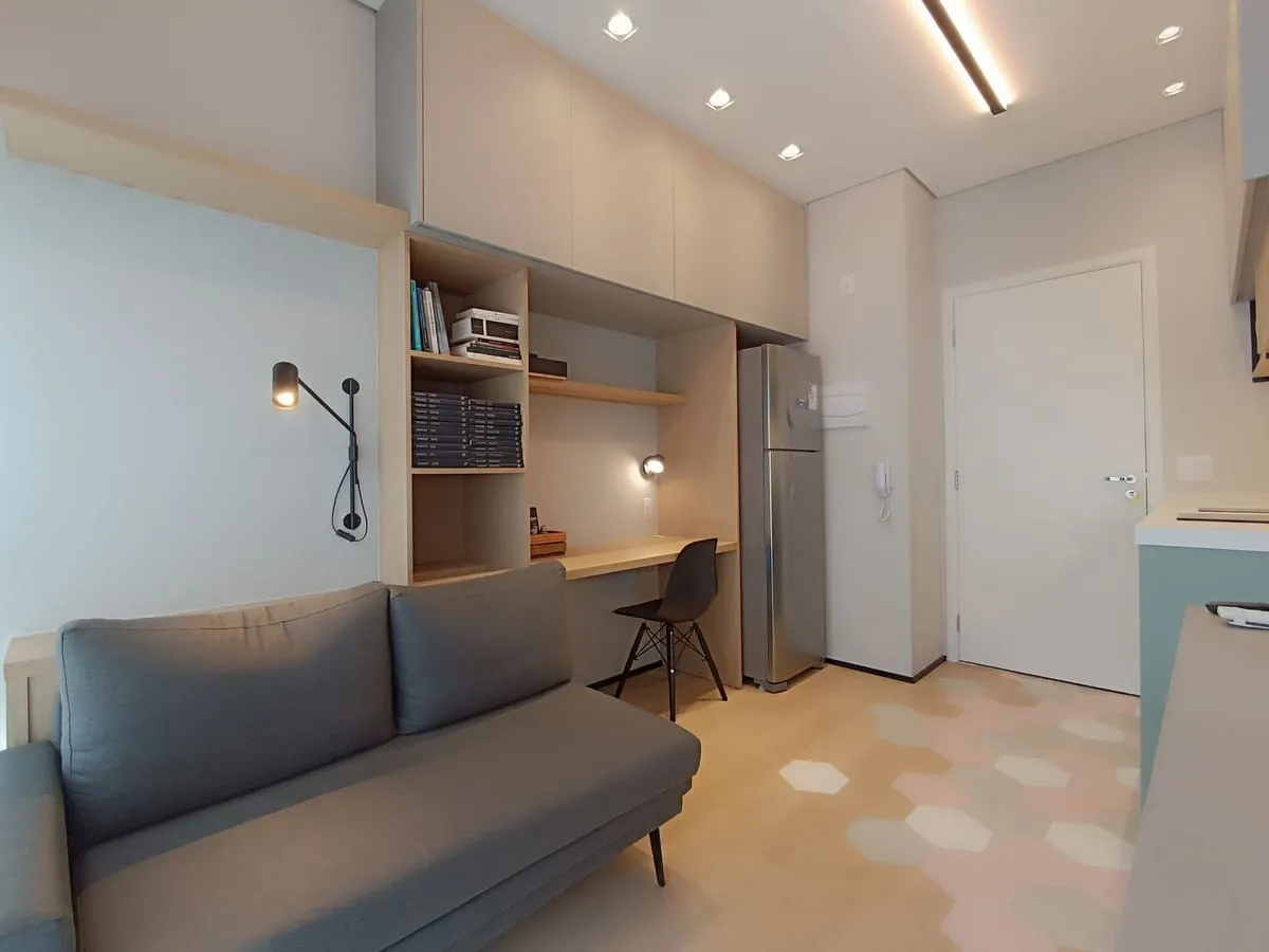Imagem Apartamento com 1 Quarto para alugar, 23m² - Pinheiros