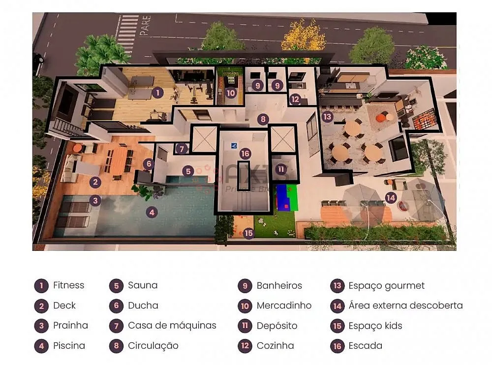 Imagem Cobertura 3 quartos no Sion - Lazer completo