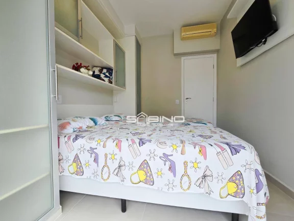 Imagem Apartamento Pé na areia à Venda no Edifício Blue Waves, com 3 dormitórios 1 suíte 83m² - Riviera de São Lourenço - Bertioga SP